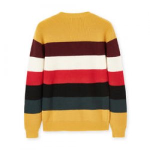 2022 Custom LOGO OEM & ODM Men's Sweater Jacquard Knitwear Men Crewneck Pullover Knit Jumpers Winter Cotton Men Knitted Sweater